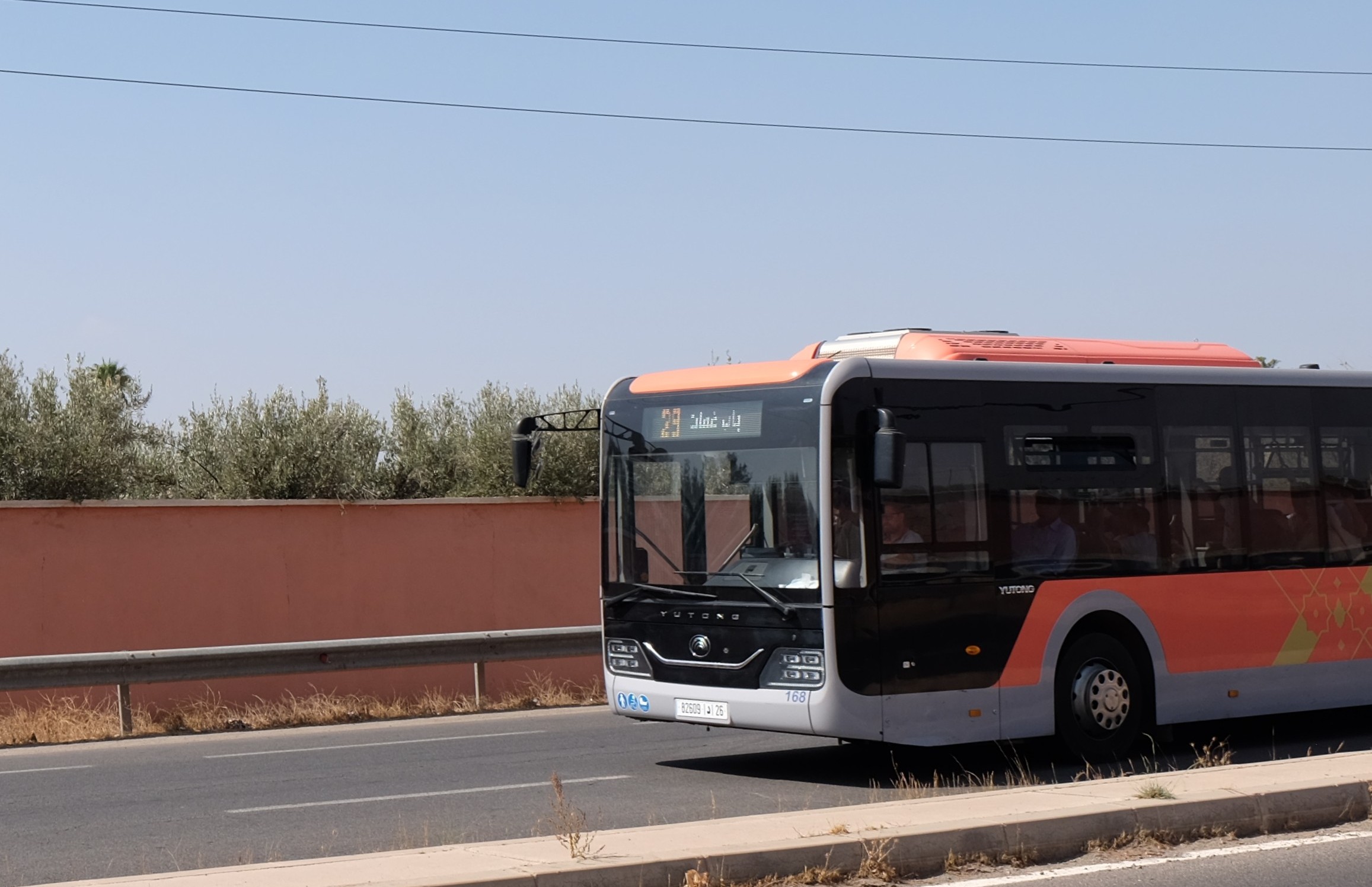due sedili dell'autobus